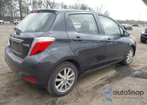 2013 Toyota Yaris L/Le/Se из США, поврежденный, VIN JTDKTUD39DD557984